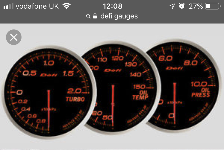 Defi gauges and link FD Owners Club FDOC