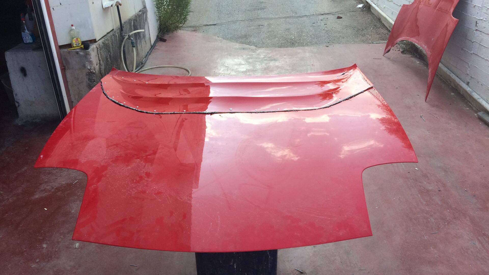 Custom FEED bonnet grafted onto OEM bonnet. One off. **Read description ...