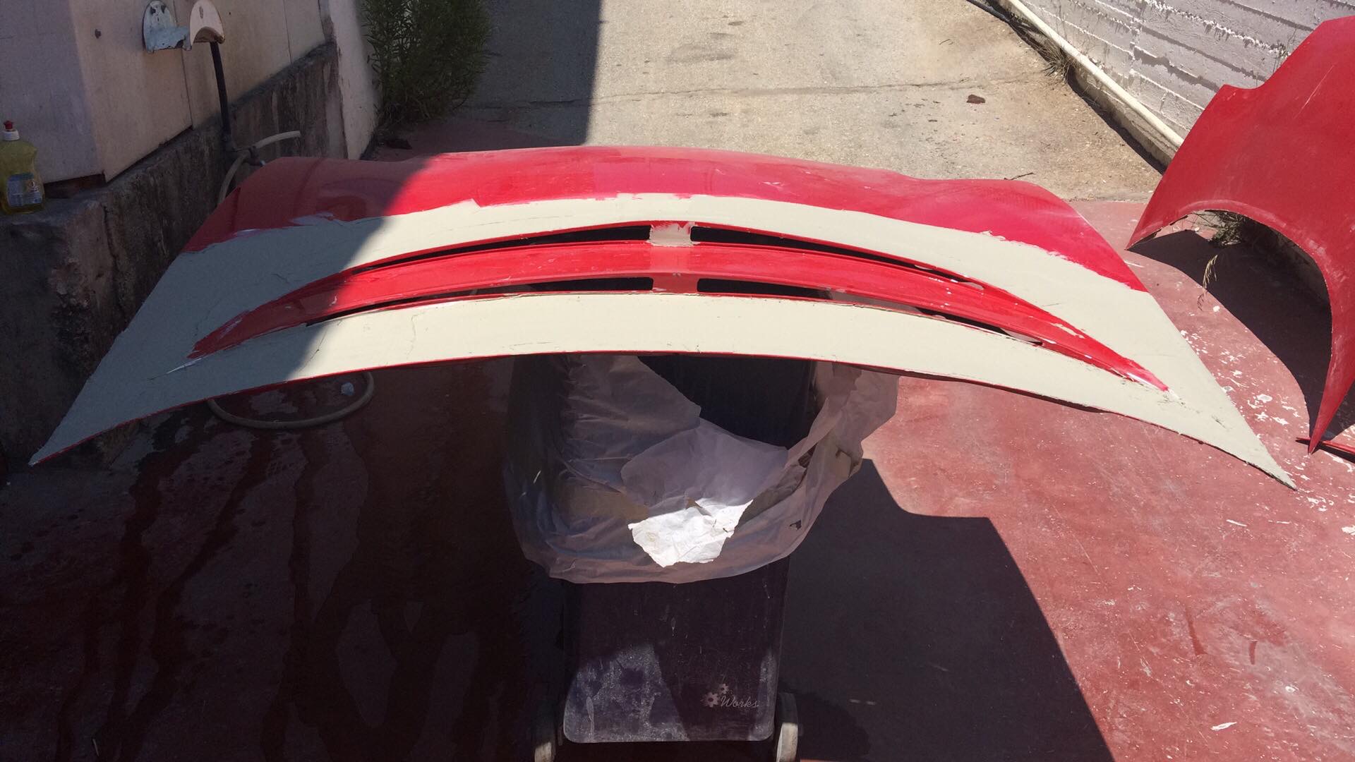 Custom FEED bonnet grafted onto OEM bonnet. One off. **Read description ...